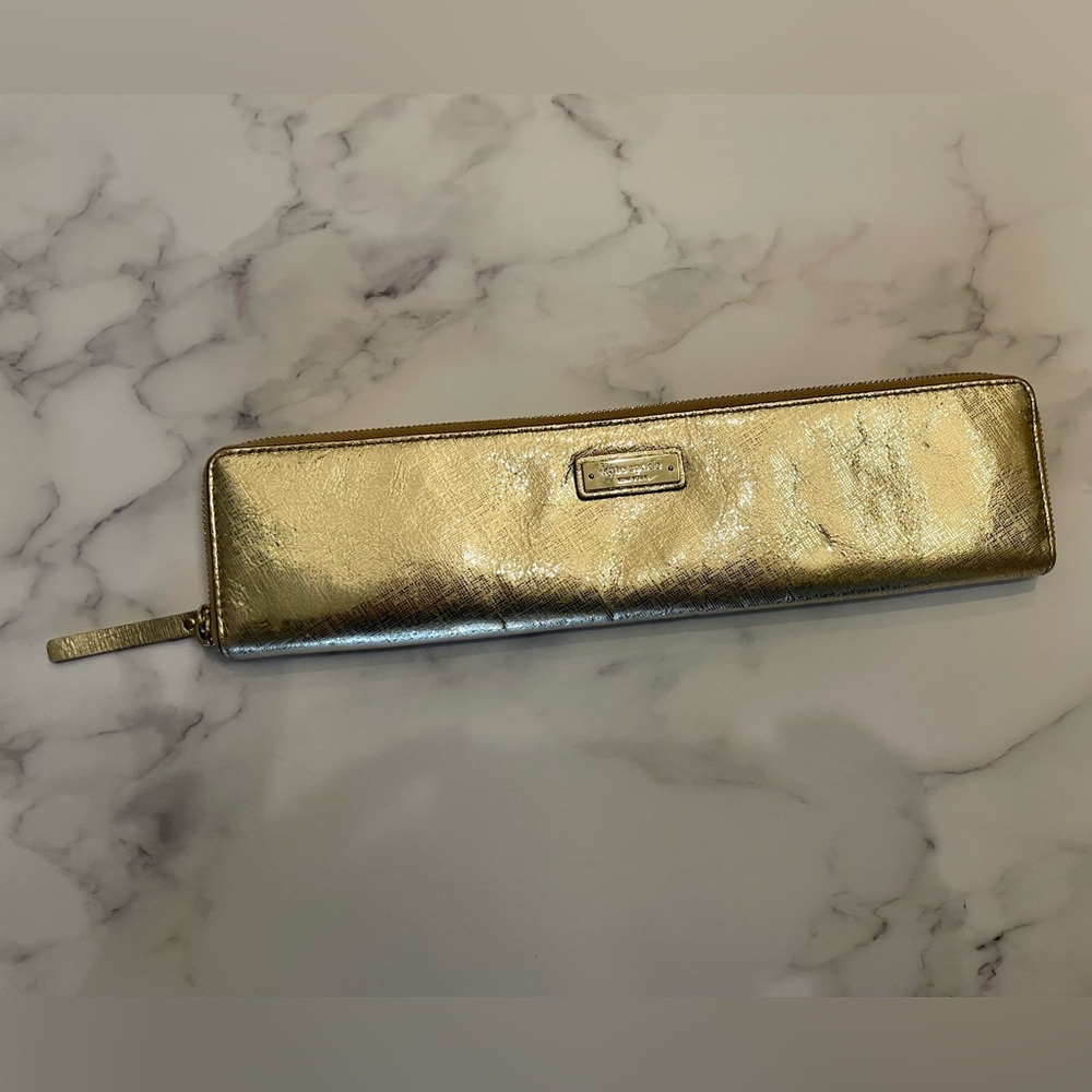 Kate Spade Gold Clutch
